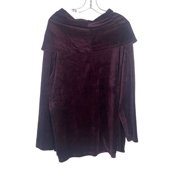 Lane Bryant Velour Cowlneck Sweater NWT - Picture 2 of 3
